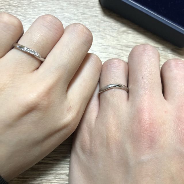 【銀座ダイヤモンドシライシの口コミ】 色んなお店で指輪を見ていたのですが、婚約指輪を買っていない分ダイヤモ…