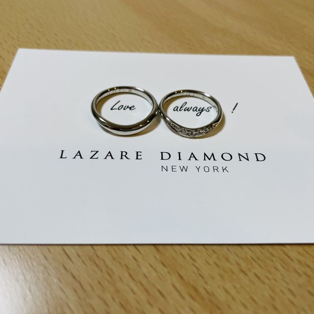 【ラザール ダイヤモンド(LAZARE DIAMOND)の口コミ】 今回の指輪がベイリッジという名前で、ニューヨークのオアシスと呼ばれる…