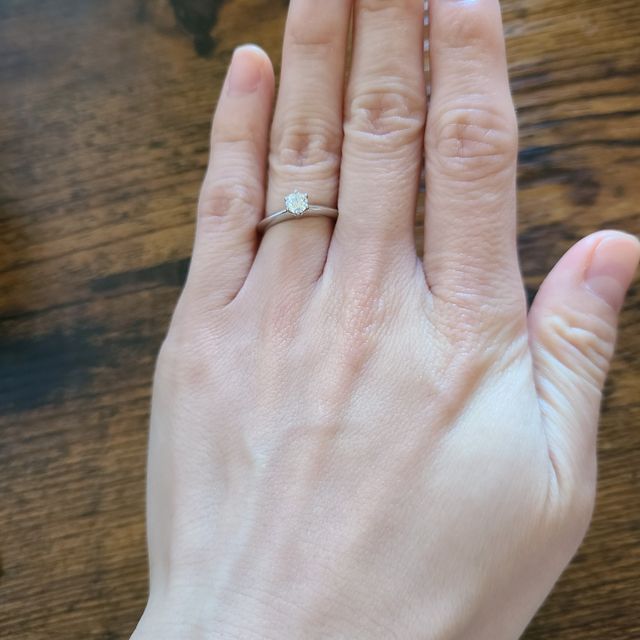 【ティファニー(Tiffany & Co.)の口コミ】 憧れのブランドだったので、婚約指輪はここがいいなとは思っていましたが…
