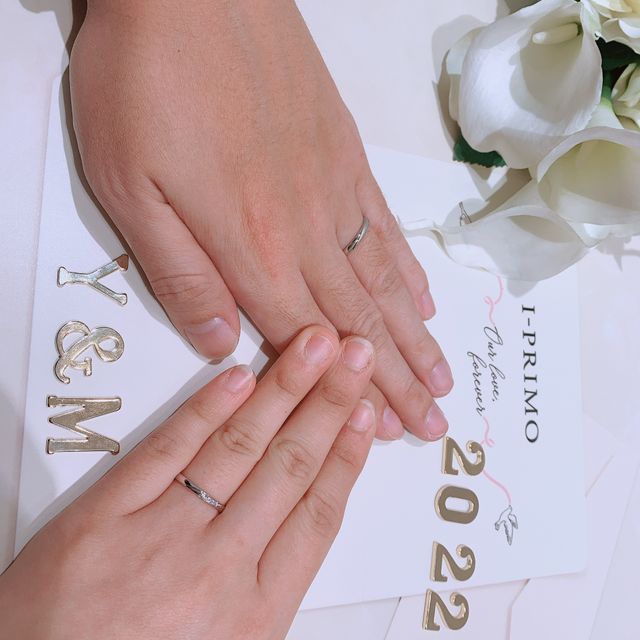 【アイプリモ(I-PRIMO)の口コミ】 自分が石が3石入っているのがよく、これを選びました。旦那さんが他の人と…