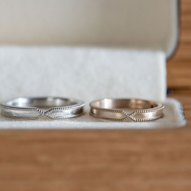 【Cayof(カヨフ)の口コミ】 ミル打ちのデザインが好きで、いくつかのお店を検索していたところ、価格…