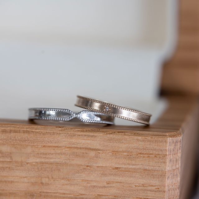 【Cayof(カヨフ)の口コミ】 ミル打ちのデザインが好きで、いくつかのお店を検索していたところ、価格…