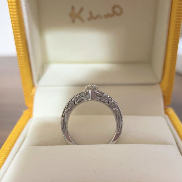 【ケイウノ ブライダル(K.UNO BRIDAL)の口コミ】 デザインをイメージ通りに仕上げて貰えたので購入を決めました。
もともと…