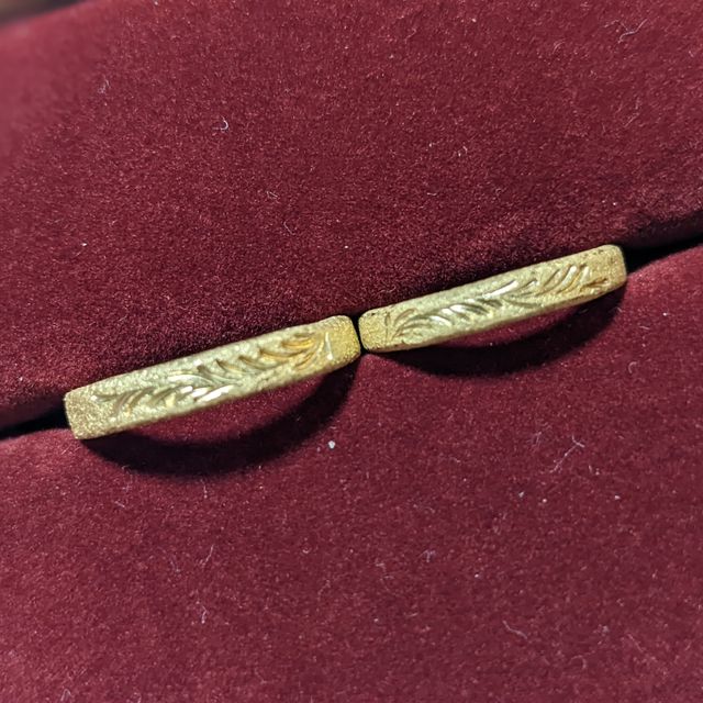 【ichi(イチ)の口コミ】 石地と唐草模様に惹かれお店に伺いました。どちらとも指輪に入れようとい…