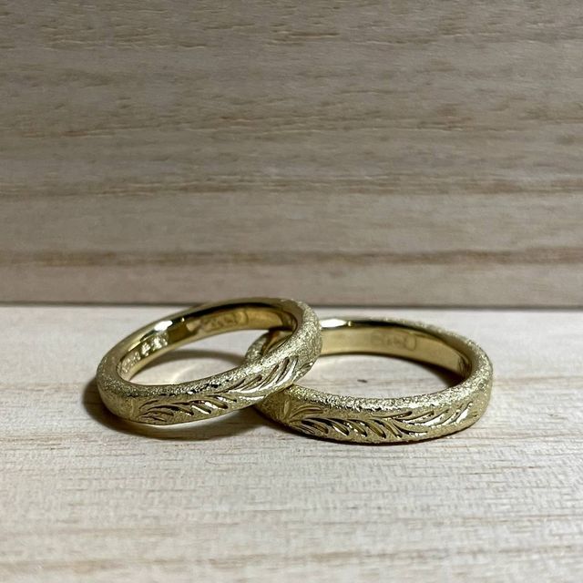 【ichi(イチ)の口コミ】 石地と唐草模様に惹かれお店に伺いました。どちらとも指輪に入れようとい…