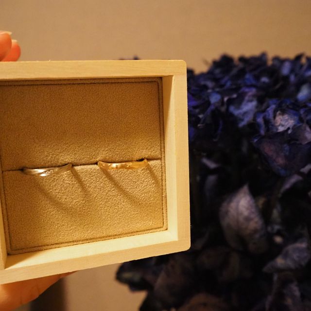 【YUKA HOJO(ユカホウジョウ)の口コミ】 沢山ある指輪の中から、ブランドやデザインをお揃いにすることにこだわら…