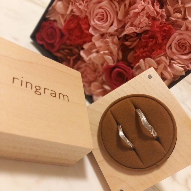 【ringram(リングラム)の口コミ】 結婚指輪を作るに際して、普段から付けるので他の人とデザインが被るのが…