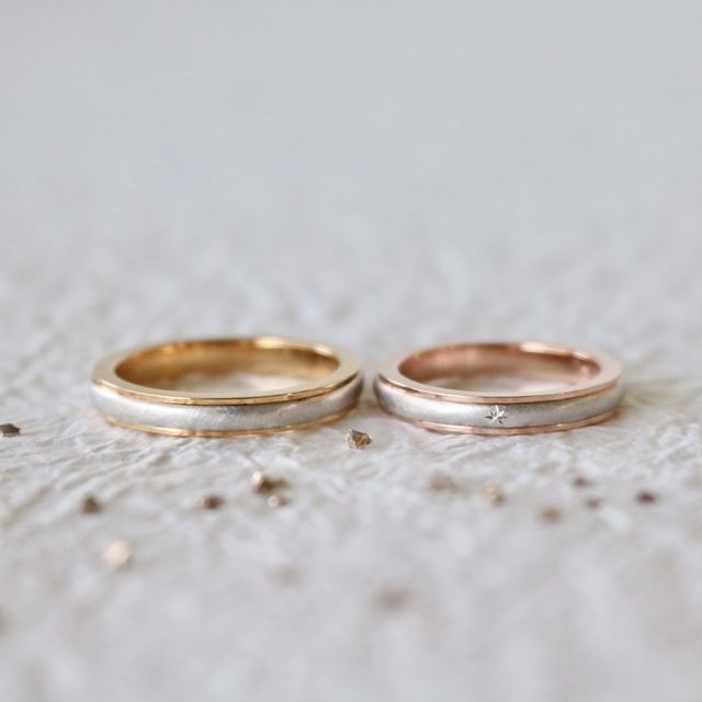 【鶴(mikoto)の口コミ】 指輪のデザインがフルオーダーじゃないとできないような外縁にリングを施…