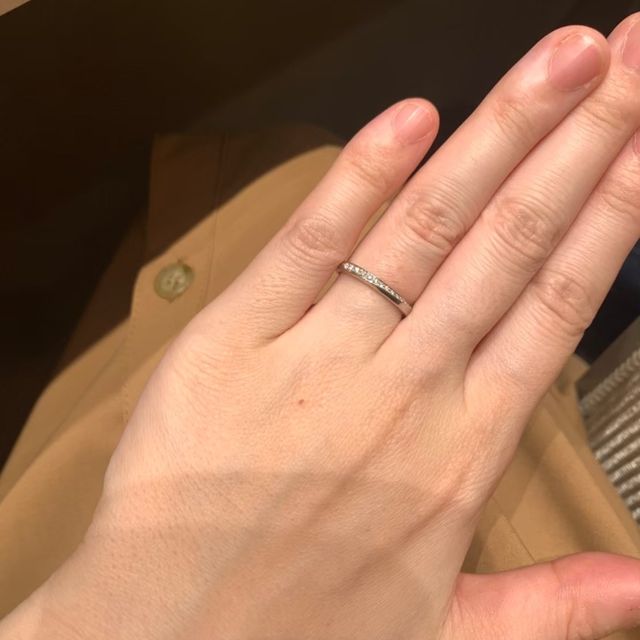 【アイプリモ(I-PRIMO)の口コミ】 指輪は可愛らしいものからシンプルなものまで、数種類見せていただきまし…