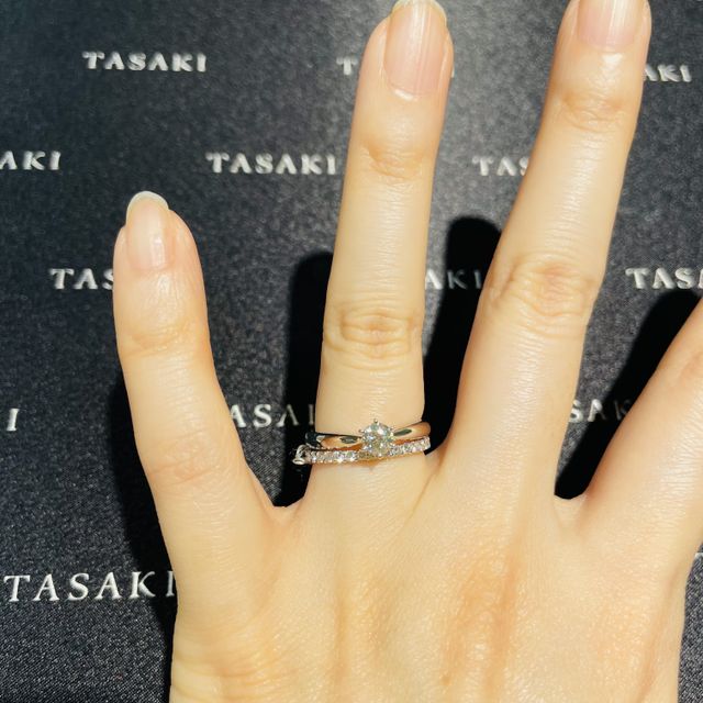 【TASAKI(タサキ)の口コミ】 マリッジ、エンゲージを試着させていただきました。ダイヤが本当にキラキ…