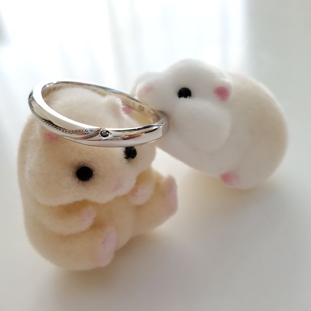 【エクセルコダイヤモンド(EXELCO DIAMOND)の口コミ】 指輪のデザインが夫婦共に気に入りました。ミル打ちにペア感があり、旦那…