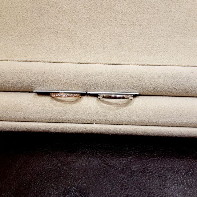 【TRECENTI(トレセンテ)の口コミ】 指輪はイエローゴールドですが、実際に
手に着けてみると肌に馴染むように…