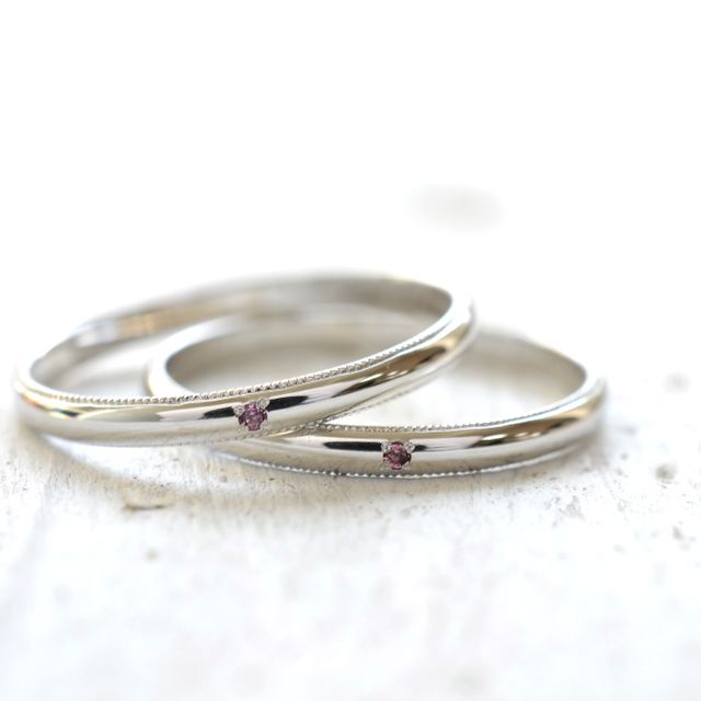 【湘南彫金工房 andfuseの口コミ】 最初にミルグレイン加工を希望していて、遠方ということもあり当日コース…