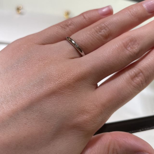 【ブルガリ(BVLGARI)の口コミ】 指が太くて短いので、なるべく指が綺麗に見えるものを探してました。リン…