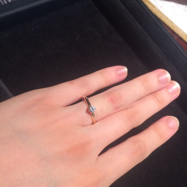 【JEWELRY  KAMATA(ジュエリーかまた)の口コミ】 とてもシンプルでどんな場面でもつけれる指輪で結婚指輪と二個付けしたい…