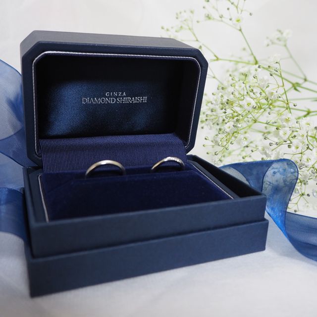 【銀座ダイヤモンドシライシの口コミ】 たくさんの指輪を試着させていただくなかで、クロスする形でデザインされ…