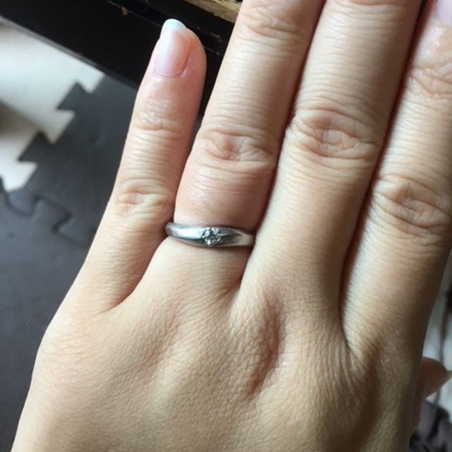 【festaria bijou SOPHIA(フェスタリア ビジュソフィア)の口コミ】 指輪についているカットがダイヤのカットがスコープで見ると星形に見えて…