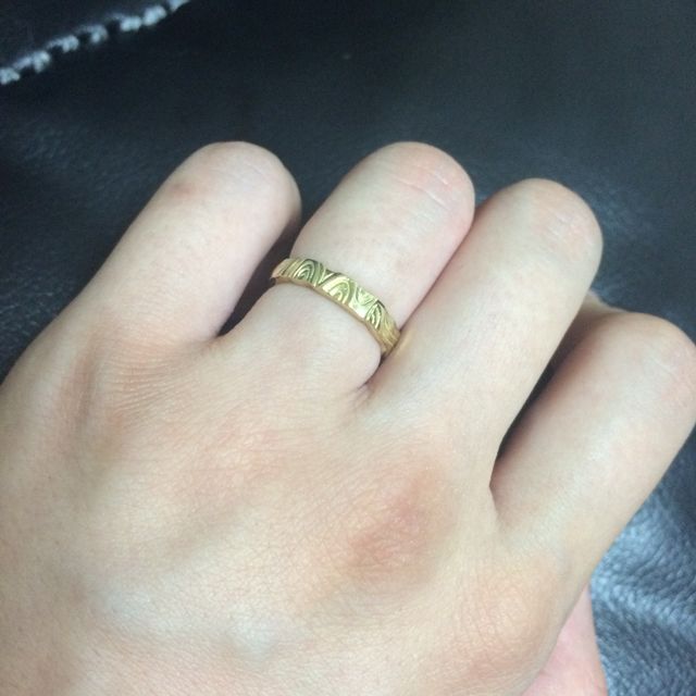 【JEWELRY  KAMATA(ジュエリーかまた)の口コミ】 世界に１つだけの自分たちの指輪にしたかったので、フルオーダーという点…