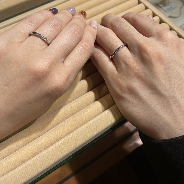 【TRECENTI(トレセンテ)の口コミ】 付け心地が優しく、繊細なダイヤのデザインが素敵でした。これ以上ダイヤ…