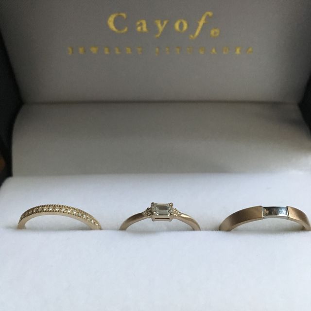 【Cayof(カヨフ)の口コミ】 リングのデザインがレトロでとてもおしゃれです。
素材やテクスチャーを選…