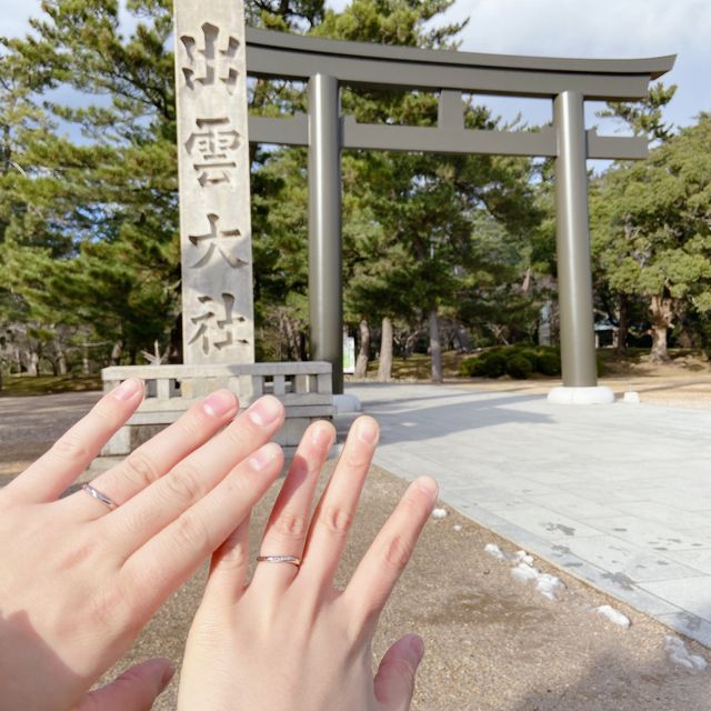 【出雲結(いずもゆい)の口コミ】 和風なテイストの指輪を探していたところ、出雲結さんの「風結」という指…