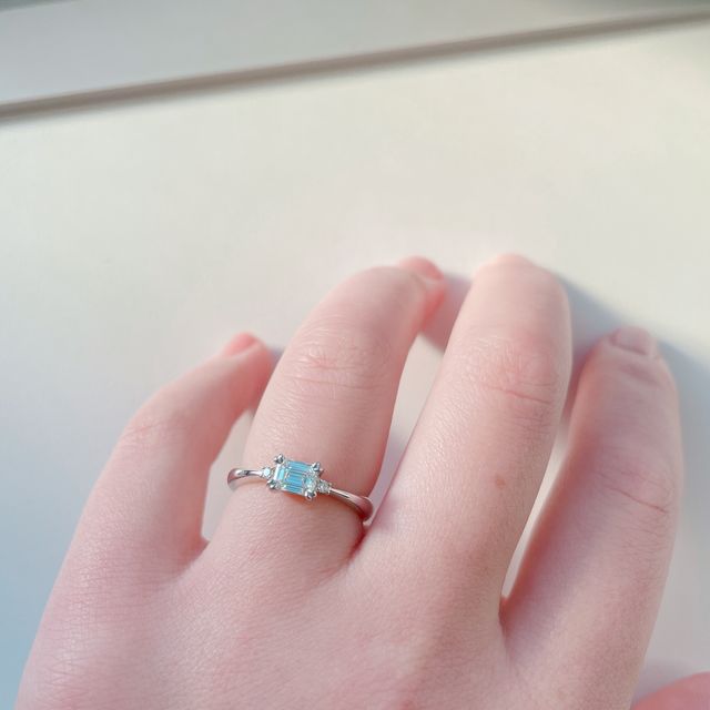 【ORECCHIO(オレッキオ)の口コミ】 婚約指輪は自分で選びたいと宣言してたので、インスタや実店舗を見て決め…