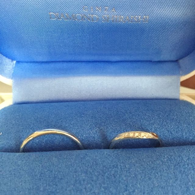 【銀座ダイヤモンドシライシの口コミ】 彼のつけ心地が気に入って、デザインも気に入ったから。価格も手頃だった…