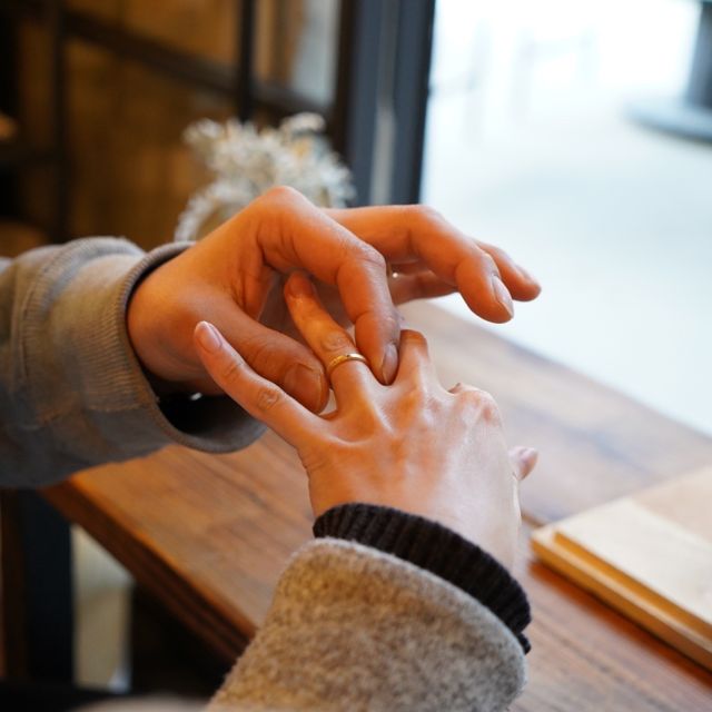 【THREE TREES(スリーツリーズ)の口コミ】 結婚する時に指輪を作らずずっと憧れていたので、結婚15年の記念日に合わ…