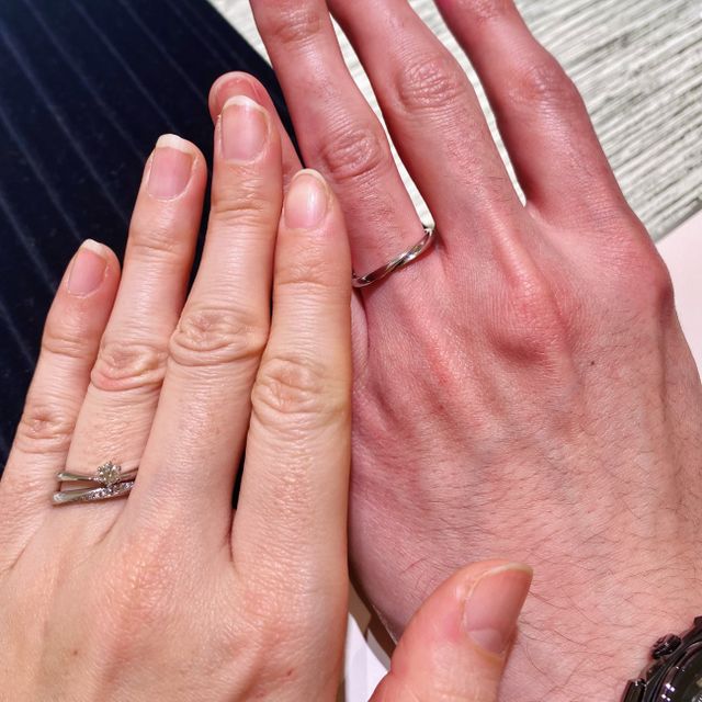 【TRECENTI(トレセンテ)の口コミ】 婚約指輪目当てで来店しましたが、デザイン、アフターサービス、ダイヤモ…