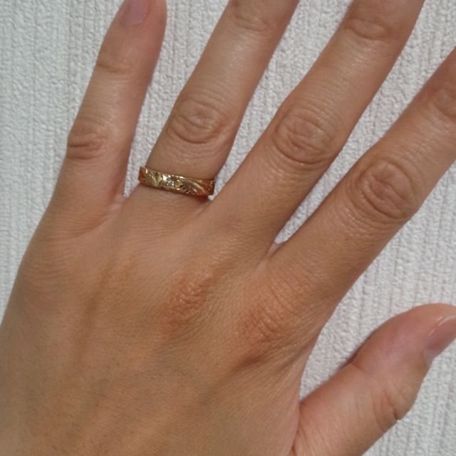 【Hawaiian Palms Jewelryの口コミ】 結婚指輪はハワイアンジュエリーがいいと昔から決めていたのですがジュエ…