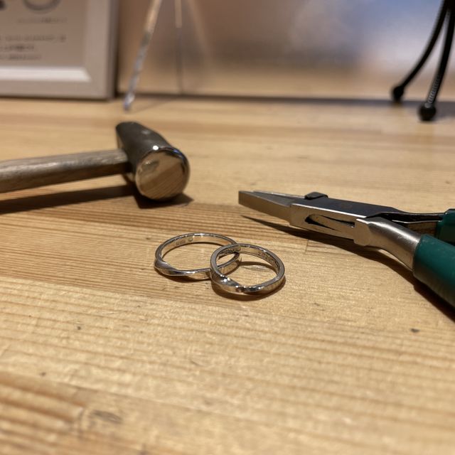 【ringram(リングラム)の口コミ】 既製品ではなく、世界にひとつだけの自分たちの指輪が作りたくて行きまし…