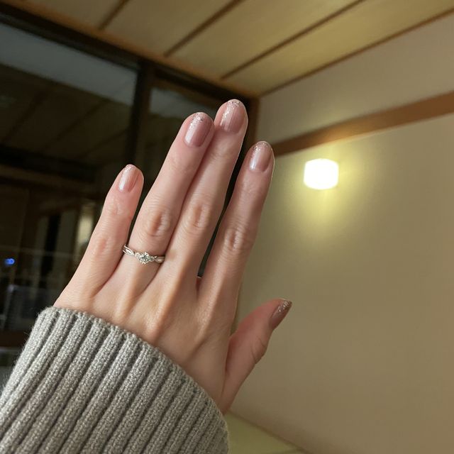 【エクセルコダイヤモンド(EXELCO DIAMOND)の口コミ】 画像で見ていた時から、ダイヤモンドの輝きとミル打ちのデザインがおしゃ…