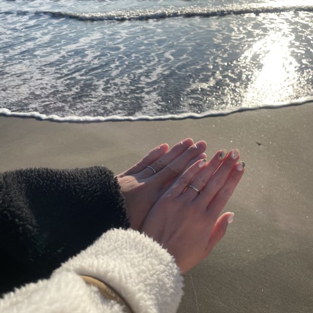 【鎌倉彫金工房の口コミ】 先輩が手作りで指輪を作っているのを見て、とても素敵だなと思った。手作…