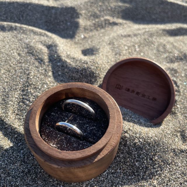 【鎌倉彫金工房の口コミ】 先輩が手作りで指輪を作っているのを見て、とても素敵だなと思った。手作…