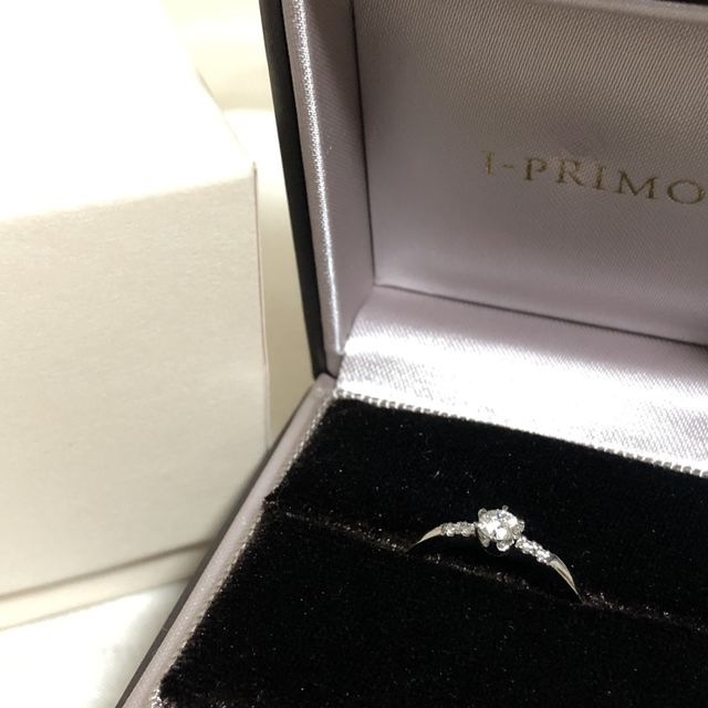 【アイプリモ(I-PRIMO)の口コミ】 婚約指輪は彼がひとりで選んでプレゼントしてくれました。他のブランドも…