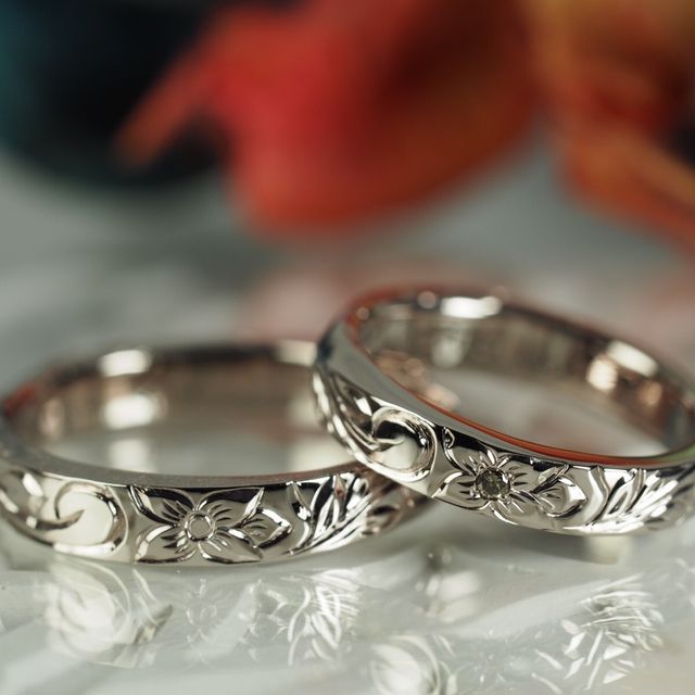 【Antille(アンティール)の口コミ】 ハワイアン中心に探していたけど見てるうちにシンプルなデザインもいいな…