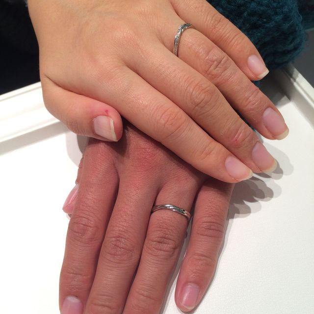【銀座ダイヤモンドシライシの口コミ】 特にこういうデザインの指輪がほしい！って事はなく何店舗かお店を回りま…