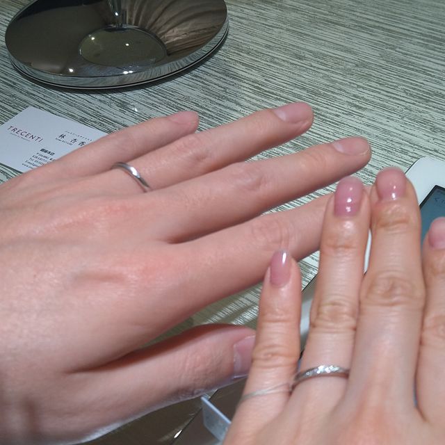 【TRECENTI(トレセンテ)の口コミ】 付け心地がよく、指にとてもフィットしました。付けはずしもしやすくなめ…