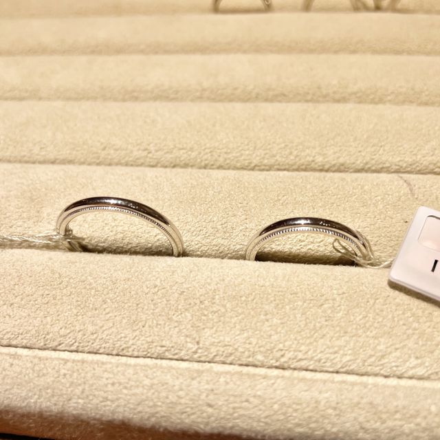 【TRECENTI(トレセンテ)の口コミ】 指輪の決め手として、特に2人とも共通していたのが、他の人と被らない、オ…