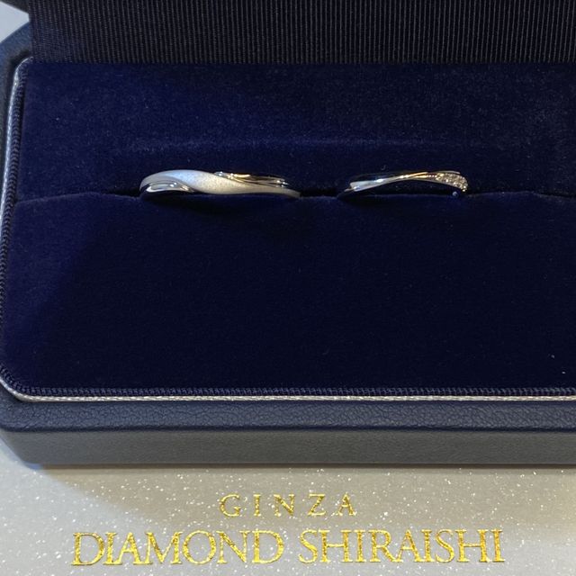 【銀座ダイヤモンドシライシの口コミ】 スタッフさんの指輪に対する豊富な知識とカウンセリングでエンゲージリン…