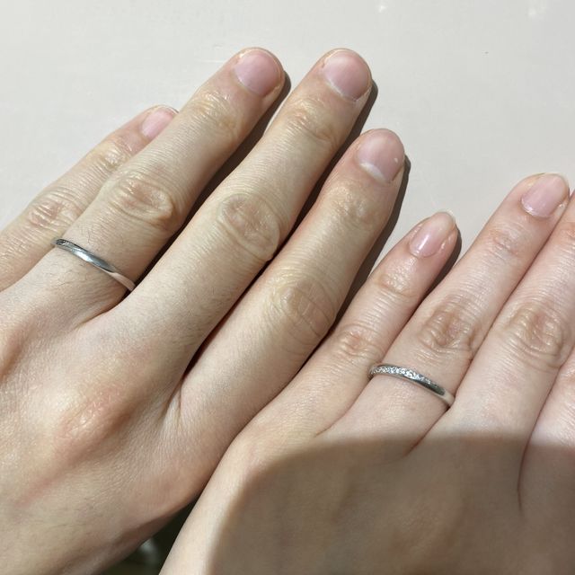 【TRECENTI(トレセンテ)の口コミ】 ストレートにダイヤモンドが流れるように入っており、素材もアレルギーに…