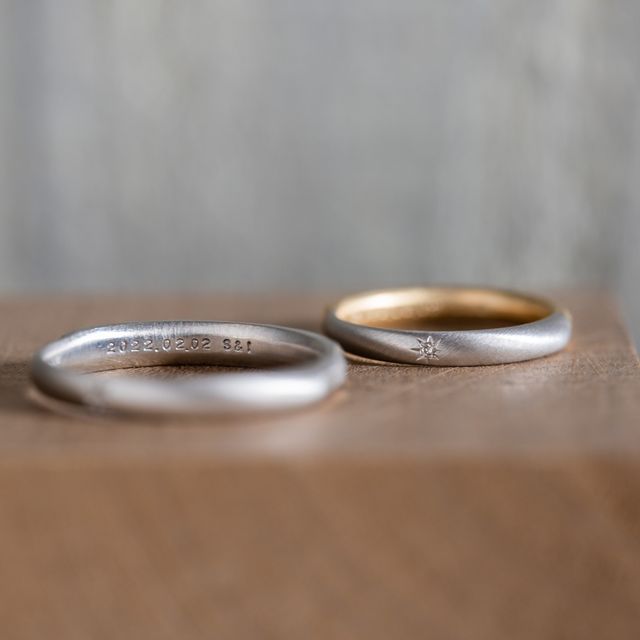 【Cayof(カヨフ)の口コミ】 異素材、異なるデザインが組み合わさって一つのリングになっているという…