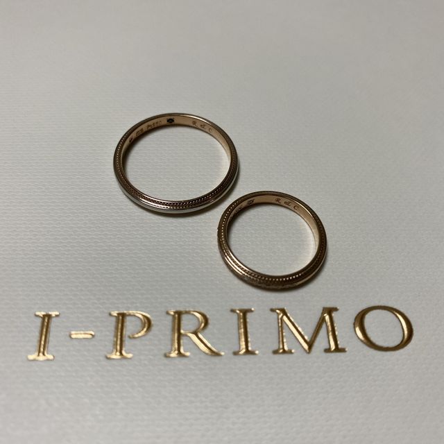 【アイプリモ(I-PRIMO)の口コミ】 指輪のデザインが他にあまりないと思ったのと、ピンクゴールドの輝きに一…