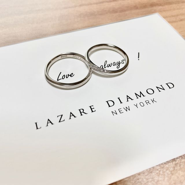 【ラザール ダイヤモンド(LAZARE DIAMOND)の口コミ】 ウェーブタイプでダイヤモンドが付いているものを探してました。来店して…
