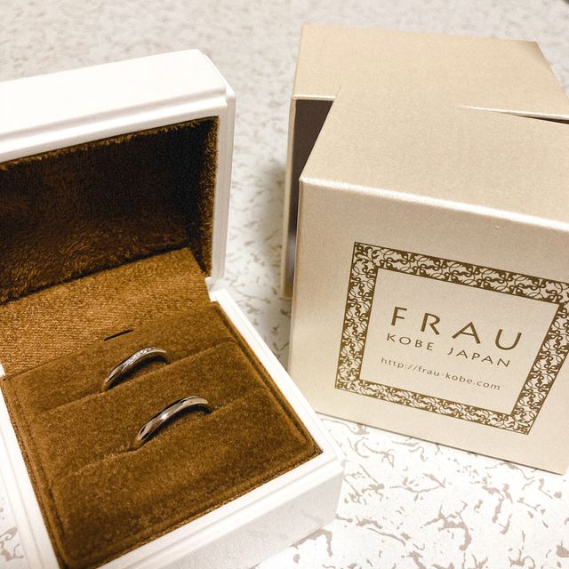 【FRAU KOBE JAPAN(フラウ コウベ ジャパン)の口コミ】 ずっと結婚指輪はここで買いたいと思っててお店はこちら一択でした。
たく…
