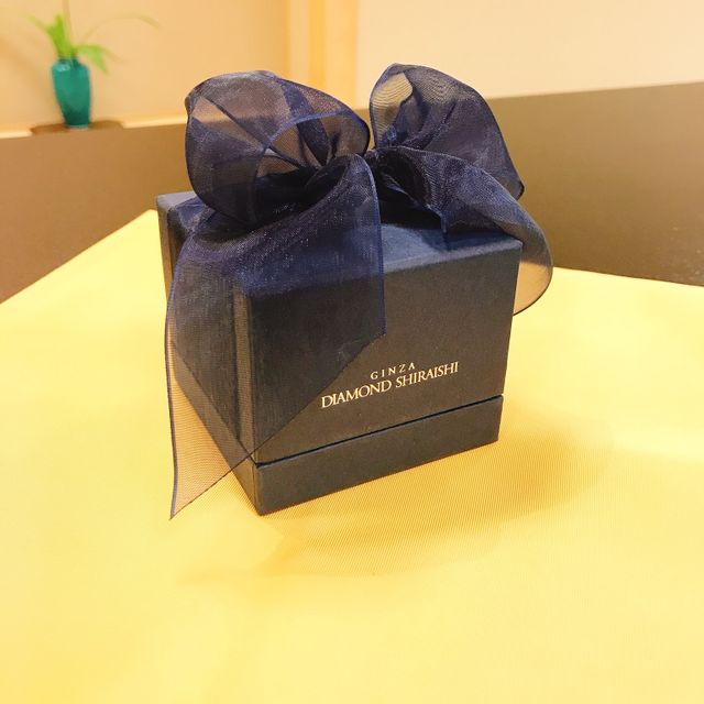 【銀座ダイヤモンドシライシの口コミ】 普段使いしたい思いが強く、「ザ・婚約指輪！」て感じではないもので探し…