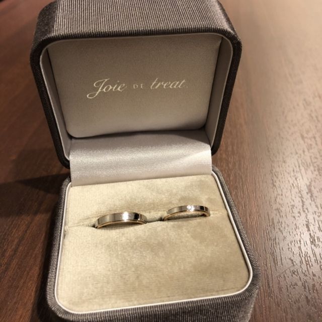 【Joie de treat.(ジョア・ドゥ・トリート)の口コミ】 シルバーだけではなく、ピンクゴールドも入っているデザインに一目惚れし…