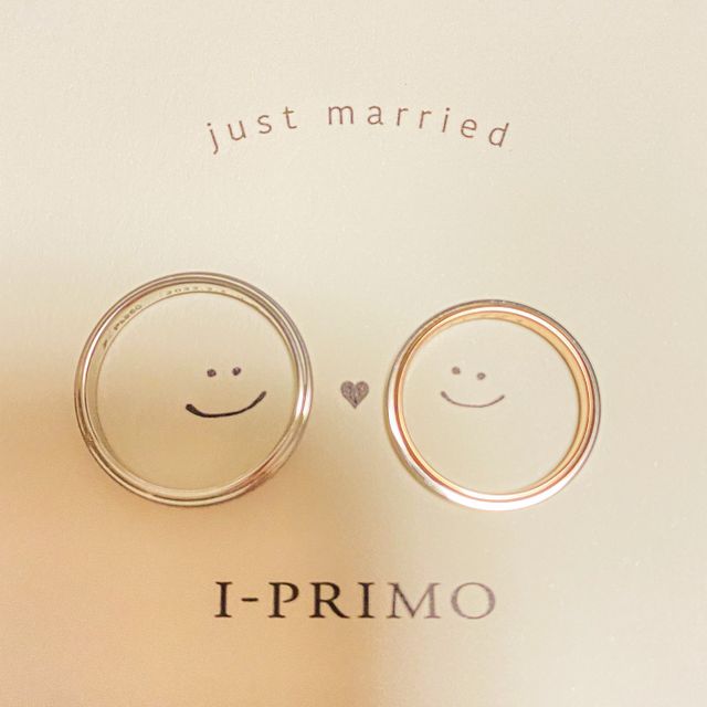 【アイプリモ(I-PRIMO)の口コミ】 私(女性)のはピンクゴールドの指輪を選びましたが、可愛すぎず、品があっ…