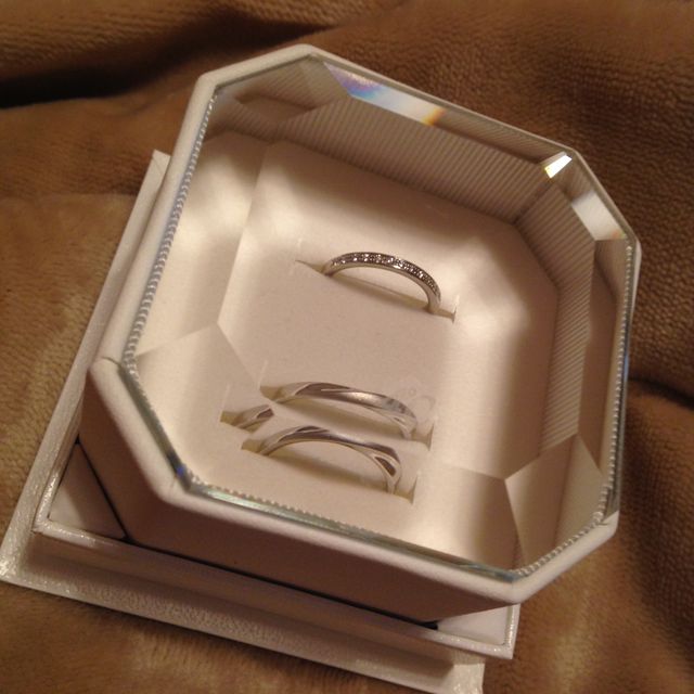 【4℃ BRIDAL(ヨンドシーブライダル)の口コミ】 結婚指輪はとにかくシンプルで、あまり主張しないものにしよう！と思って…
