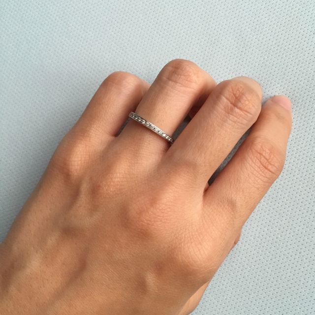 【4℃ BRIDAL(ヨンドシーブライダル)の口コミ】 結婚指輪はとにかくシンプルで、あまり主張しないものにしよう！と思って…